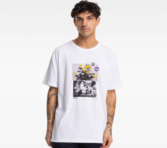 Hurley Art Department Magic Tee in white from front