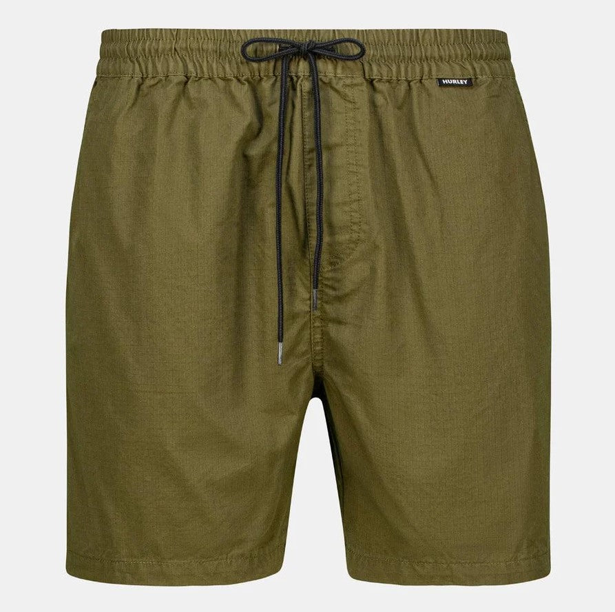 Hurley Supply Volley Walkshorts in kalamata from front