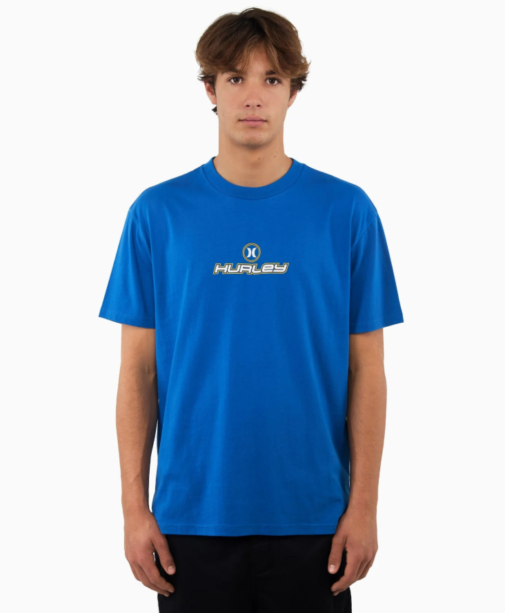 Hurley Yeilds Men's T-Shirt
 in sport blue from the front