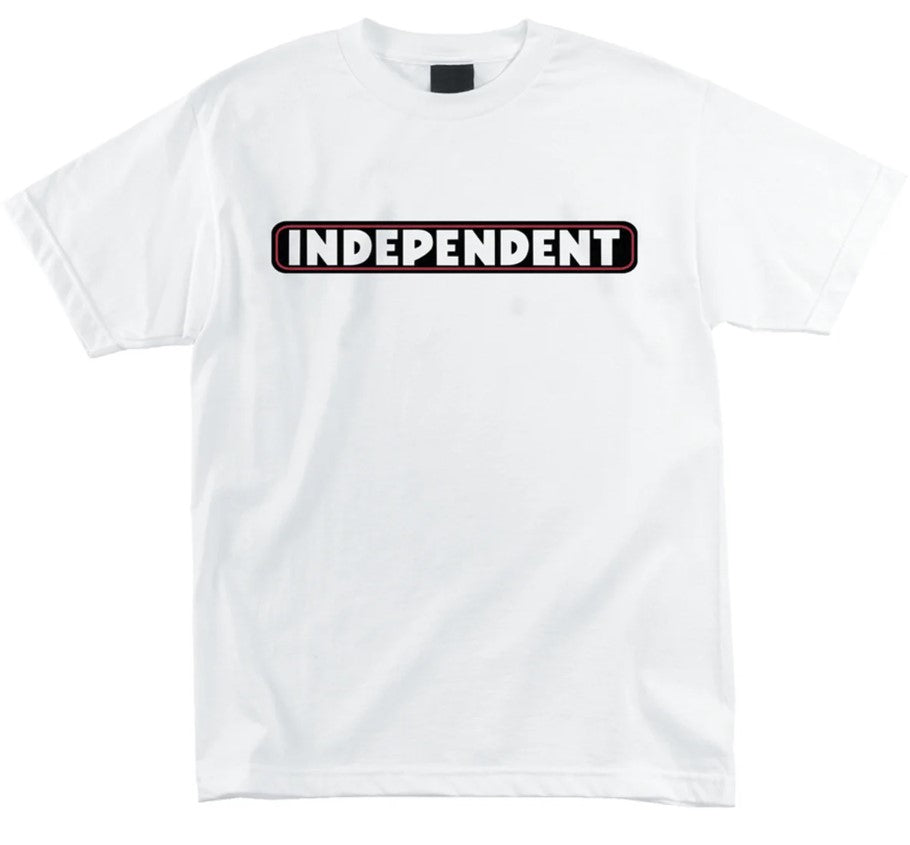 Independent Bar Mens T-Shirt in white