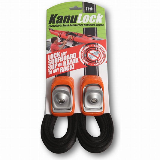 KANULOCK 11' LOCKABLE TIEDOWN SET in black and orange