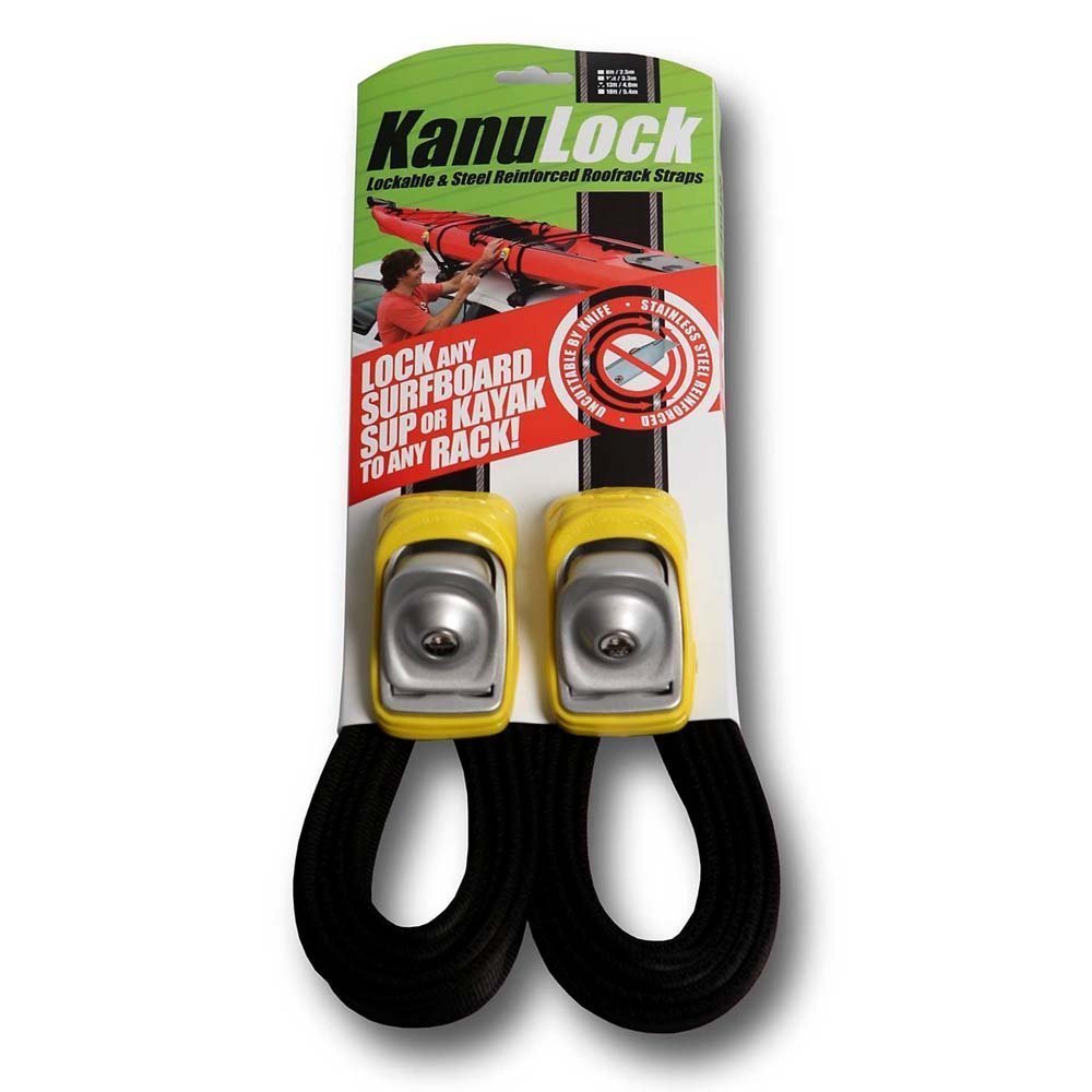 KANULOCK 13' LOCKABLE TIEDOWN SET black and yellow