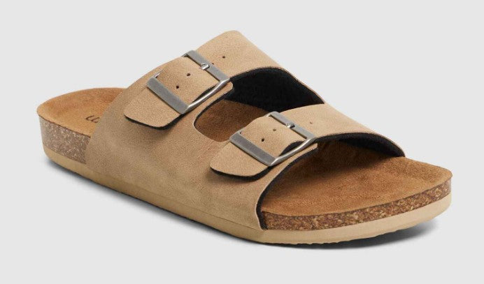 Kustom Duo Slide Womens Sandal in natural colourway