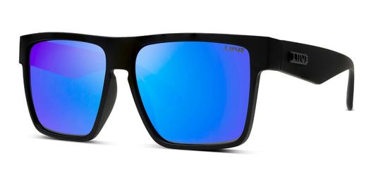 Liive Greed Matt Blk Mirror Polarised Floating Sunglasses