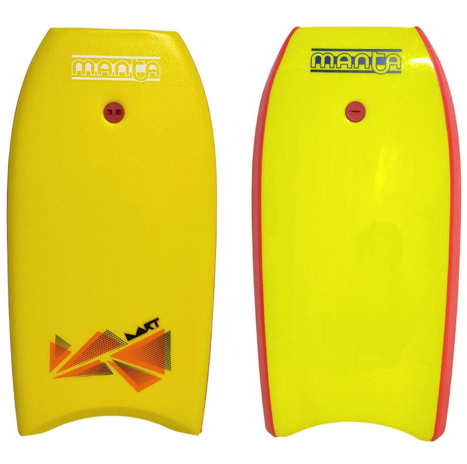 MANTA DART 33" EPS BODYBOARD 2025 in yellow with yellow slick