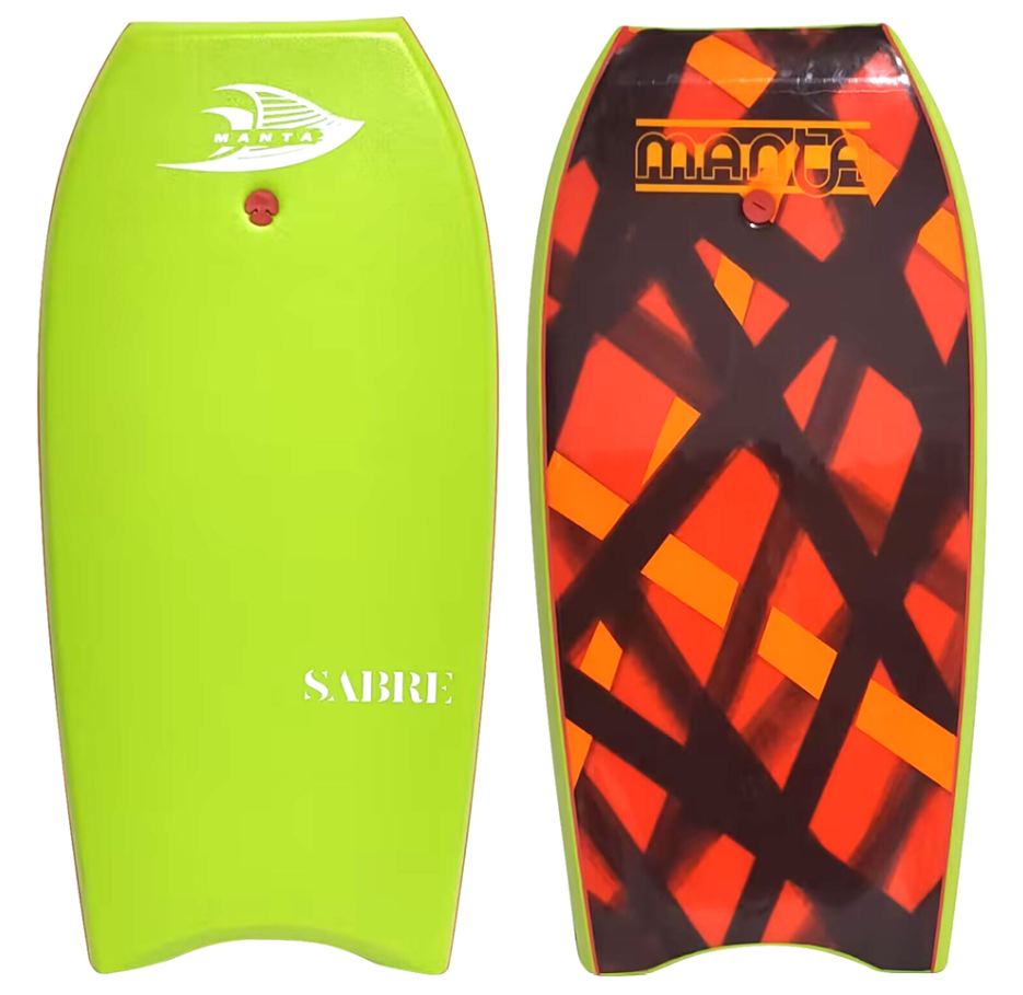 Manta Sabre 45" EPS Bodyboard lime green