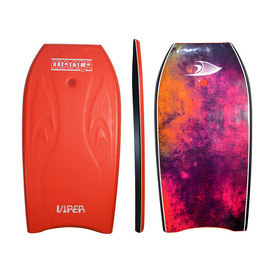 MANTA VIPER 40" EPS BODYBOARD in red