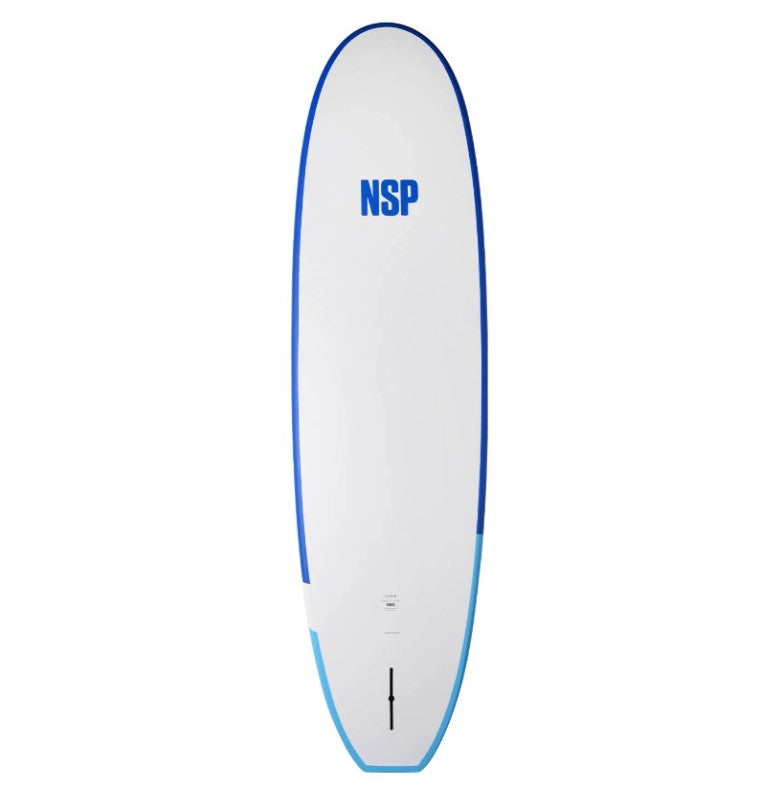 Nsp Elements 10'2 Cruise Epozy Paddleboard stand up paddle board blue white bottom 