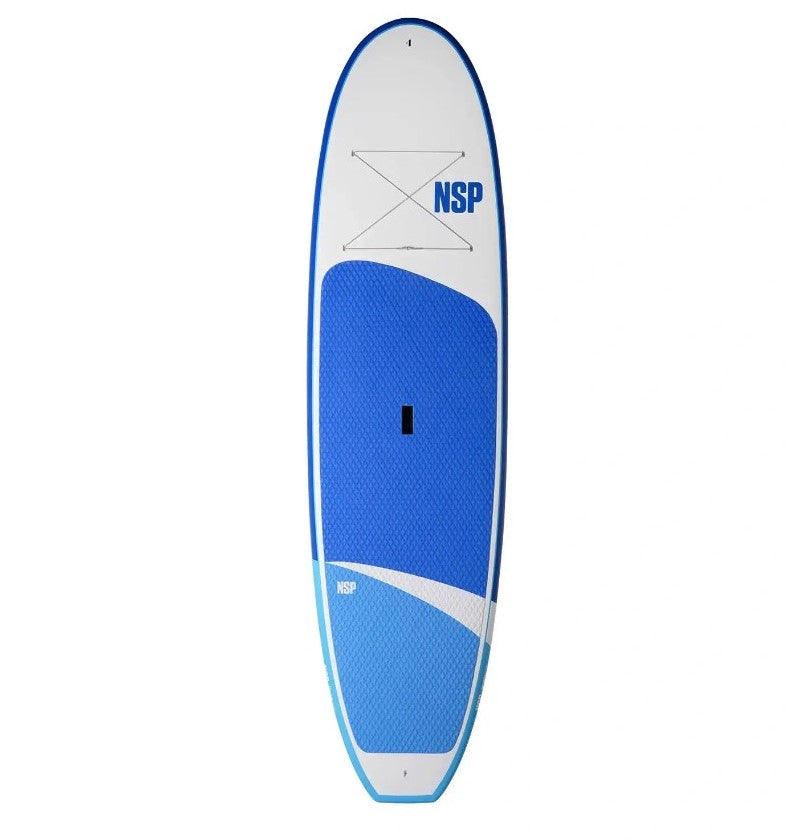 Nsp Elements 10'2 Cruise Epozy Paddleboard stand up paddle board blue white