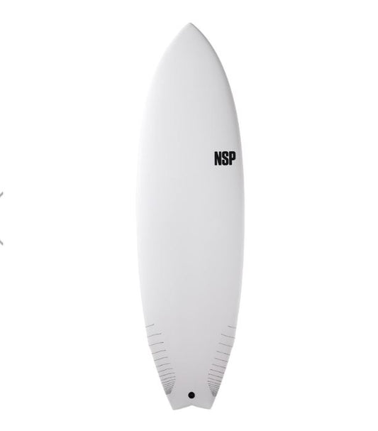 NSP Protech Epoxy Fish Surfboard white