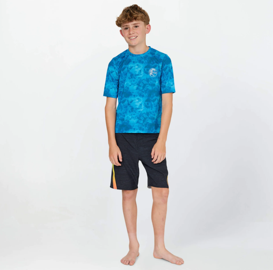 O'Neill Boys Dopedye SS UV Rash Tee - Sum26