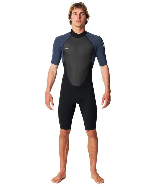 O'Neill Reactor II 2mm Spring Wetsuit in black with slate colourway