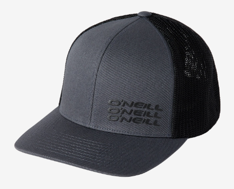 O'Neill Stacked Stretch Fit Cap in dak shadow colourway from front