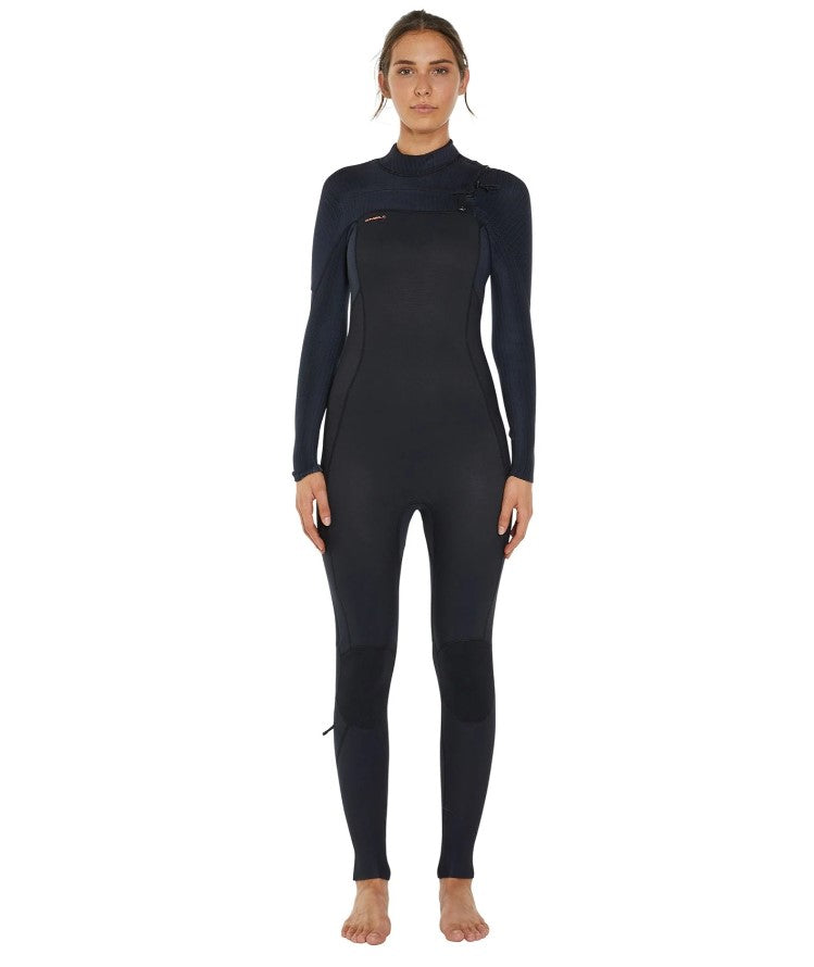 O'Neill Womens Hyperfreak 3/2mm+ CZ Wetsuit in color black