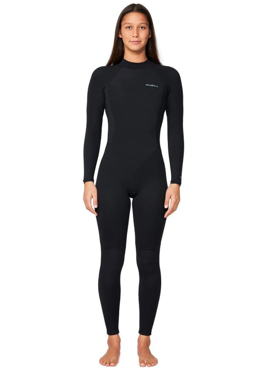 O'Neill Womens Reactor 3/2mm FL Wetsuit in color black