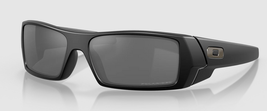 Oakley Gascan Matte Black frames with Black Iridium Polarised Lens Sunglasses