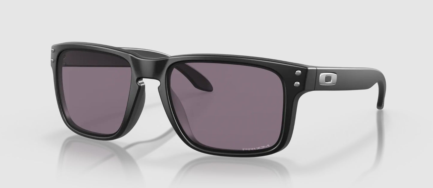 OAKLEY HOLBROOK MATTe BLacK with PRIZM GREY lens sunglasses