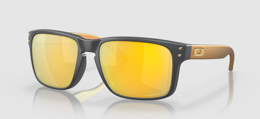 Oakley Holbrook Matte Carbon frames with Prizm 24k Polarised Sunglasses