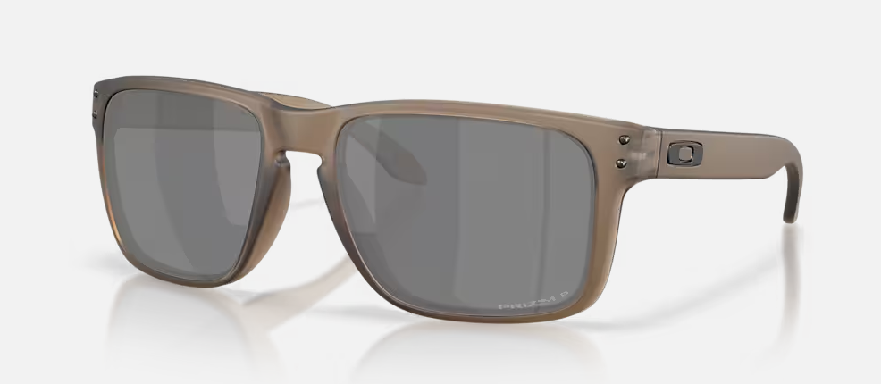 Oakley Holbrook XL MatteBrown Smoke with Prizm Black Polarised lens Sunglasses