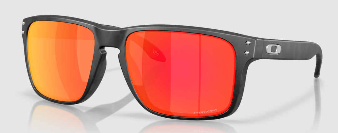 Oakley Holbrook XXL Mt Blk Camo frames with Prizm Ruby lens Sunglasses