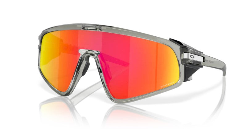 Oakley Latch Panel Matte Black frames with Prizm Ruby lens Sunglasses