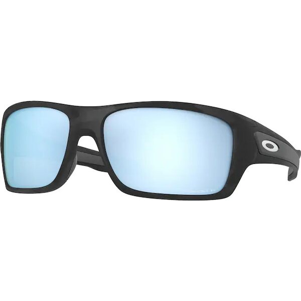 OAKLEY TURBINE PRIZM DEEP WATER Matte Black Camo Polarised Sunglasses