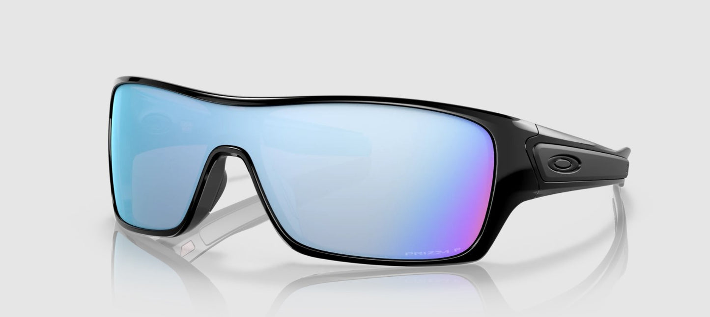 Oakley Turbine Rotor Black frame with Prizm Deep Water Polarised lens Sunglasses