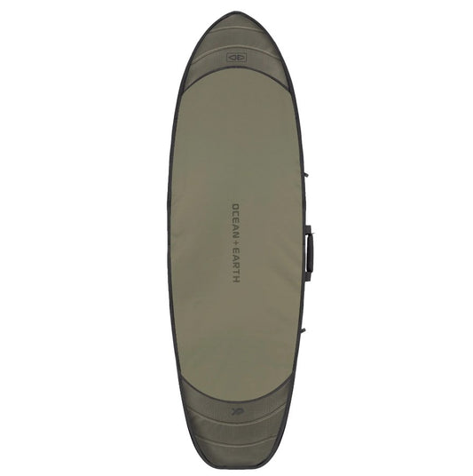 Ocean and Earth HYPA 6'8 Fish Surfboard Day Bag in khaki colourway