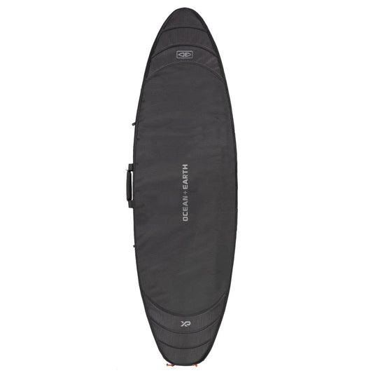 Ocean and Earth HYPA 6'0 Surfboard Day Cover showing top in black