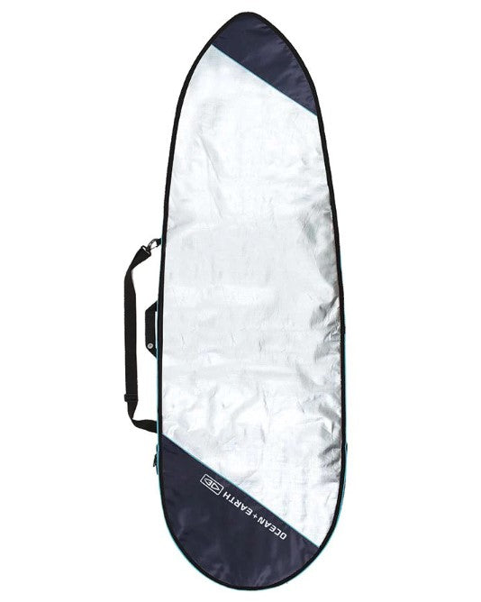 OCEAN AND EARTH 7'6 BASIC FISH COVER silver and blue
