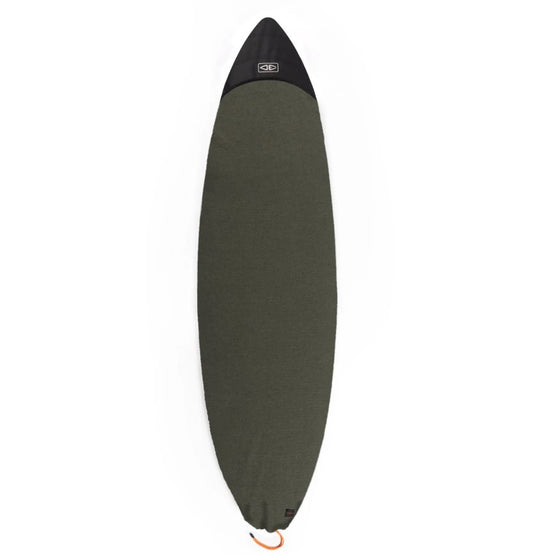 Ocean and Earth Cor-X 6'6 Shortboard Stretch Cover in khaki colourway