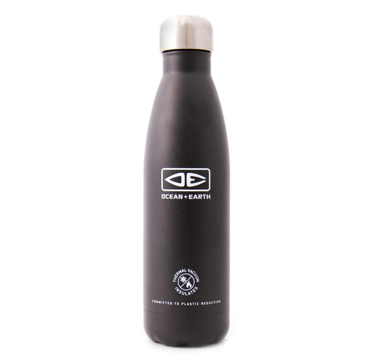Ocean and Earth Insulated 500ml Water Bottle in black