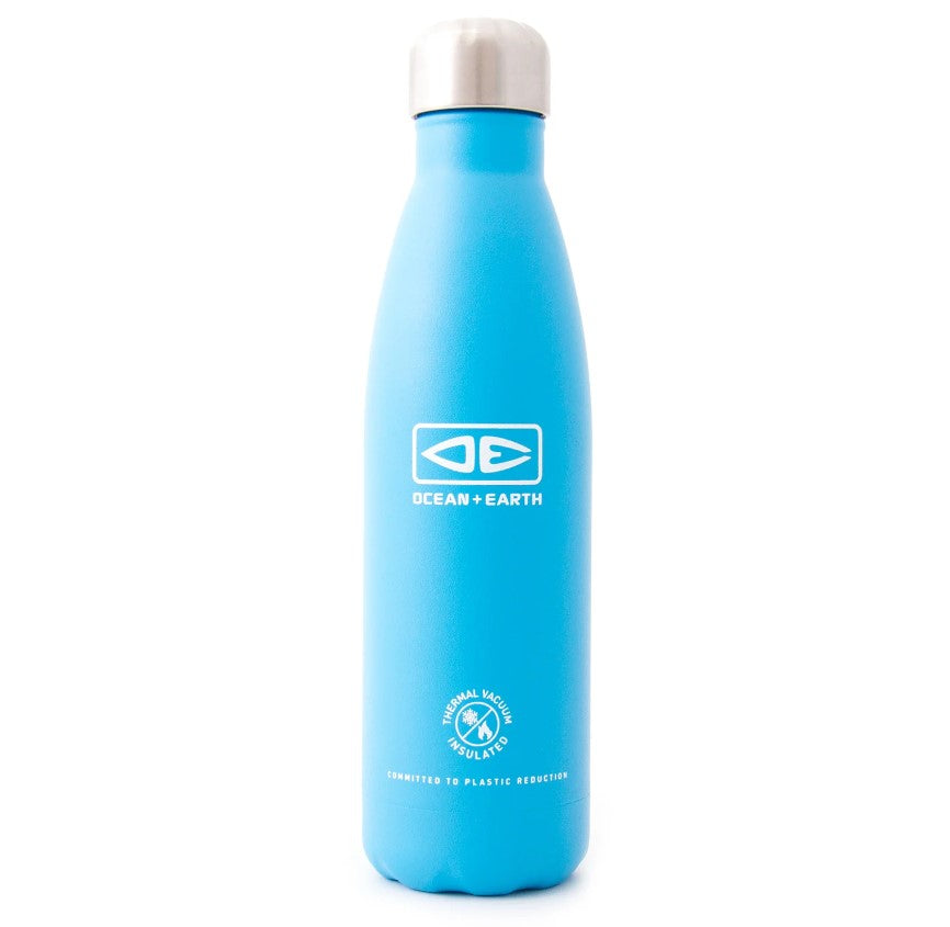 Ocean and Earth Insulated 500ml Water Bottle in blue
