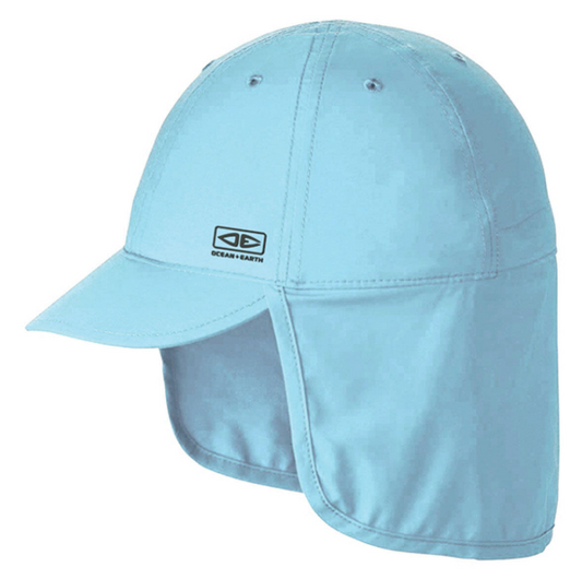 Ocean and Earth Kids Sunbreaker Beach Hat in aqua