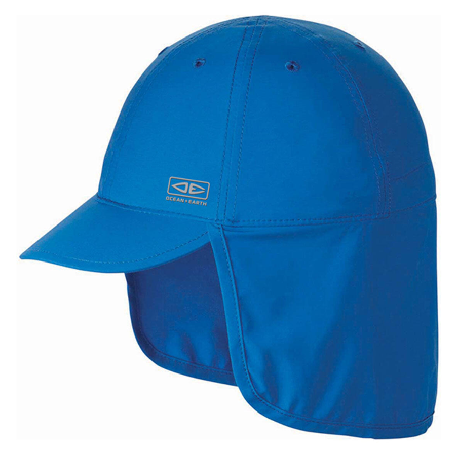 Ocean and Earth Kids Sunbreaker Beach Hat in blue