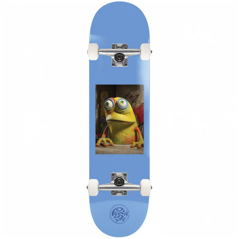 Push Creature 7.0" Skateboard Complete in blue