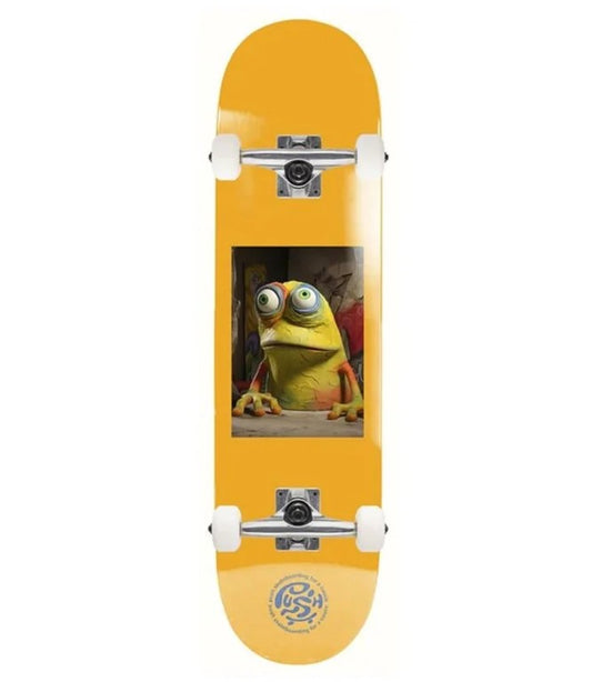 Push 7.75" Creature FP Complete Skateboard in flouro orange