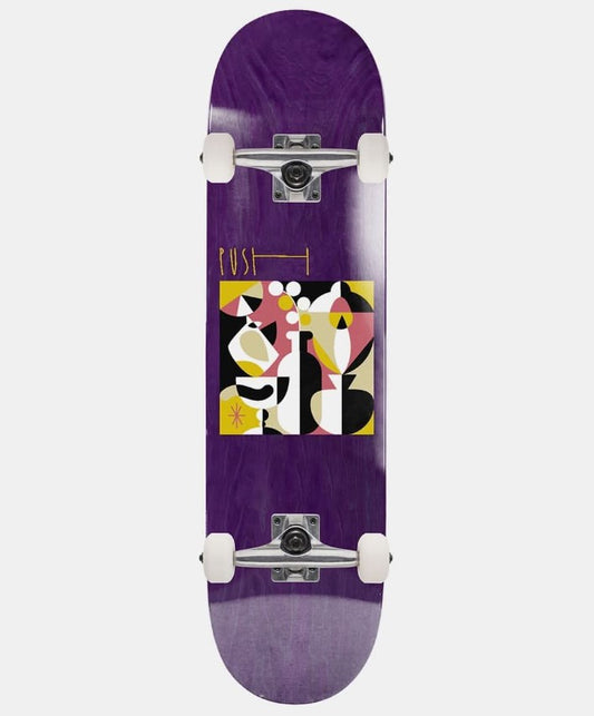 Push 8.25" Ruben Sanchez Complete Skateboard in purple