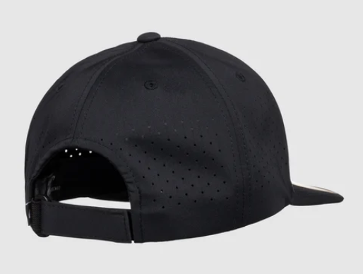 Quiksilver Adapted Flexfit Cap in black from rear