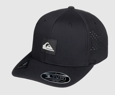 Quiksilver Adapted Flexfit Cap in black from front