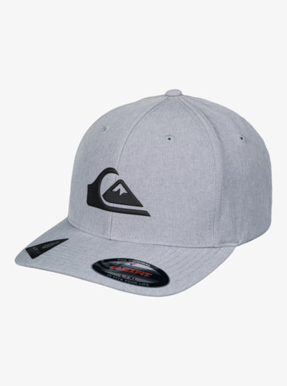 Quiksilver Amped Up Flexfit Amphibian Cap in sleet heather colourway