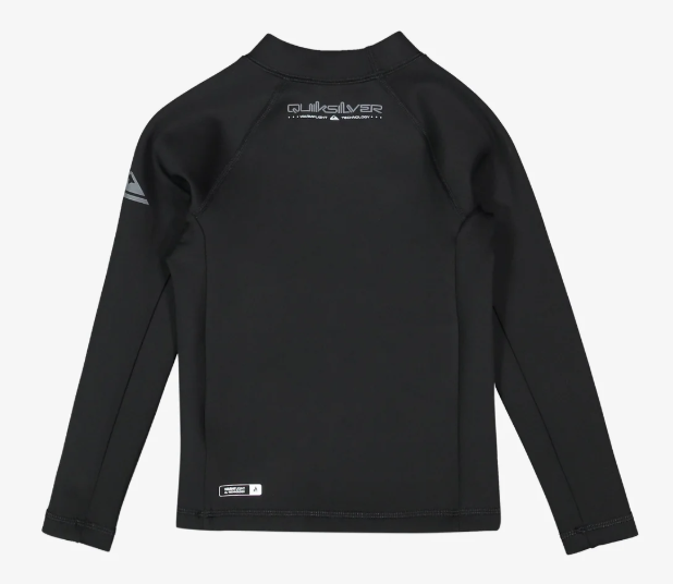 Quiksilver Boys Everyday Heat LS Thermal Rashie in black from  rear