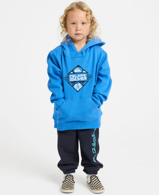 Quiksilver Heritage Diamond Boys Hoodie in nebulas blue