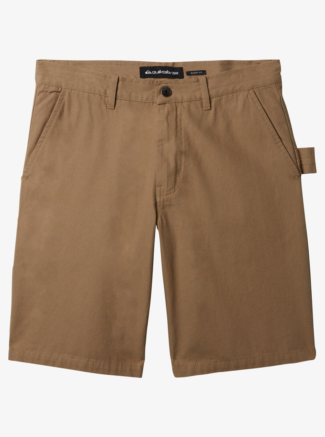 Quiksilver Carpenter Shorts in timber wolf colourway from front