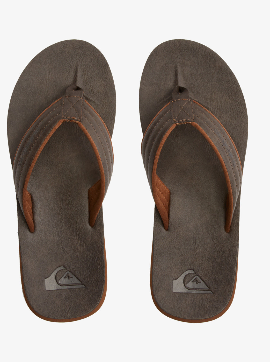 Quiksilver Carver Nubuck Jandals pair in demitasse colourway