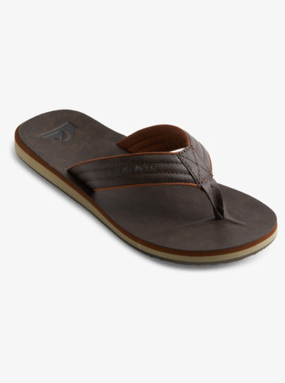Quiksilver Carver Nubuck Jandals in demitasse colourway