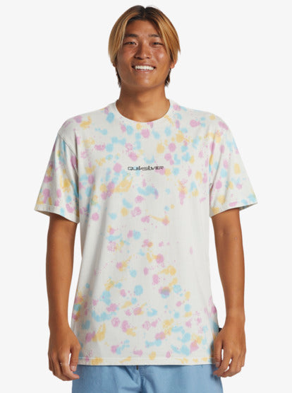 Quiksilver Cosmic Cloud MTD Men's Tee in white