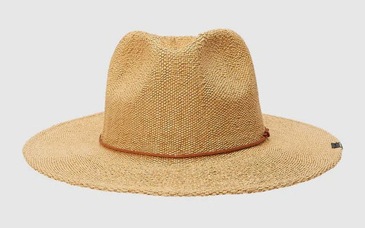 Quiksilver Crushy Mens Straw Hat in khaki from front