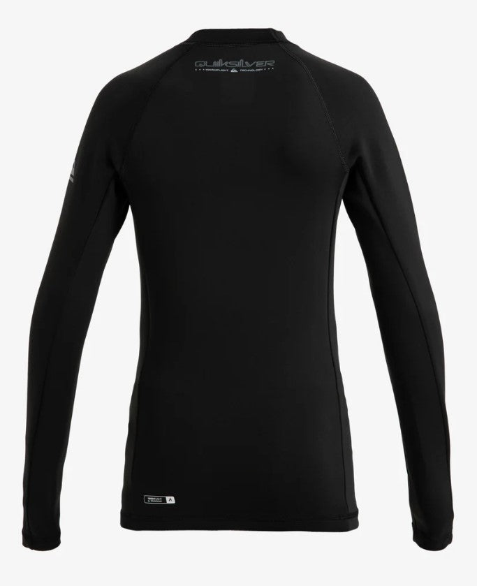 Quiksilver Youth Everyday Heat Thermal Rashie in black from rear