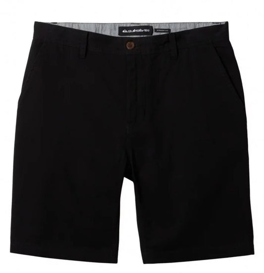 Quiksilver Everyday Union Light Walkshorts in black from front on white background